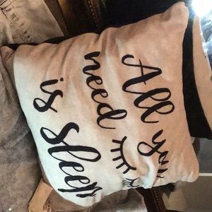 All black and gray throw pillow soft